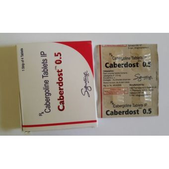 Каберголин (Агалатес, Берголак, Достинекс) 4 таблетки по 0,5мг Индия - Кызылорда