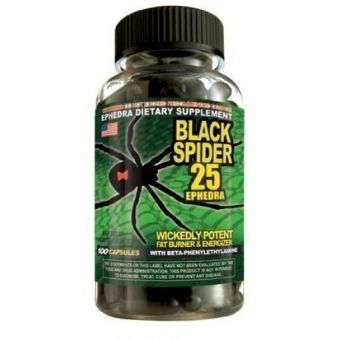 Жиросжигатель Black Spider 25 (100 капсул) - Кызылорда