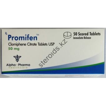 Promifen (Кломид) Alpha Pharma 50 таблеток (1таб 50 мг) - Кызылорда
