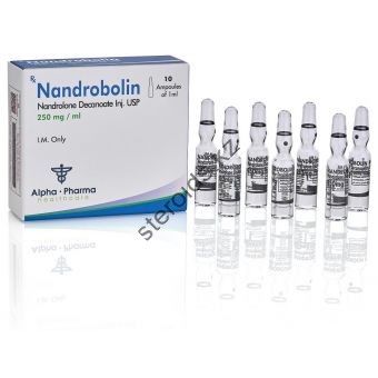 Nandrobolin (Дека, Нандролон деканоат) Alpha Pharma 10 ампул по 1мл (1амп 250 мг) - Кызылорда