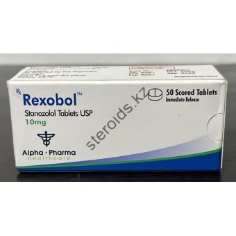 Rexobol (Станозолол, Винстрол) Alpha Pharma 50 таблеток (1таб 10 мг) - Кызылорда