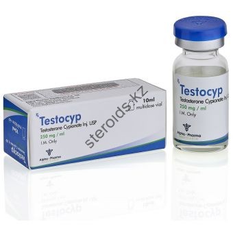 TestoCyp (Тестостерон ципионат) Alpha Pharma балон 10 мл (250 мг/1 мл) - Кызылорда