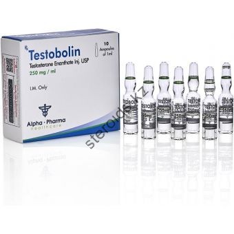 Testobolin (Тестостерон энантат) Alpha Pharma 10 ампул по 1мл (1амп 250 мг) - Кызылорда