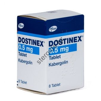 Каберголин Dostinex 8 таблеток (1 таб/0.5 мг)  - Кызылорда